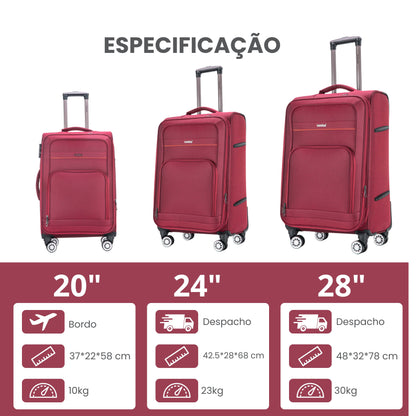 Santino Super Light Hanoi Luggage Set - LKV401J