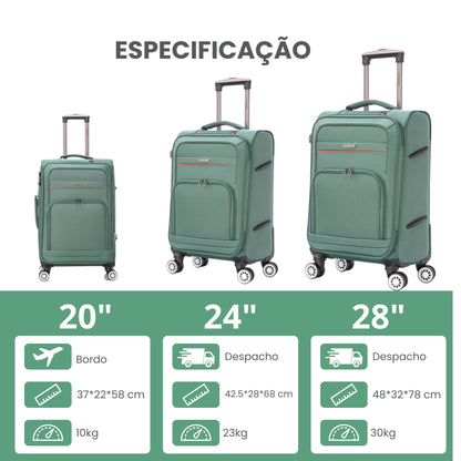 Santino Super Light Hanoi Luggage Set - LKV401J