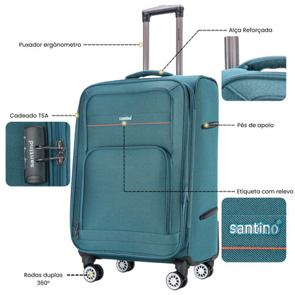 Santino Super Light Hanoi Luggage Set - LKV401J
