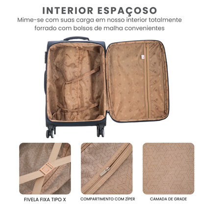 Santino Super Light Hanoi Luggage Set - LKV401J