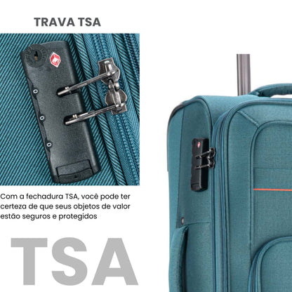 Santino Super Light Hanoi Luggage Set - LKV401J