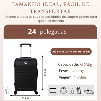 Santino M 4-Wheel 360° Hardside Travel Suitcase - AMZV183M
