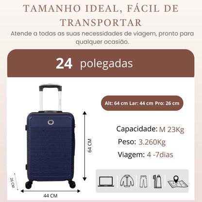 Santino M 4-Wheel 360° Hardside Travel Suitcase - AMZV183M