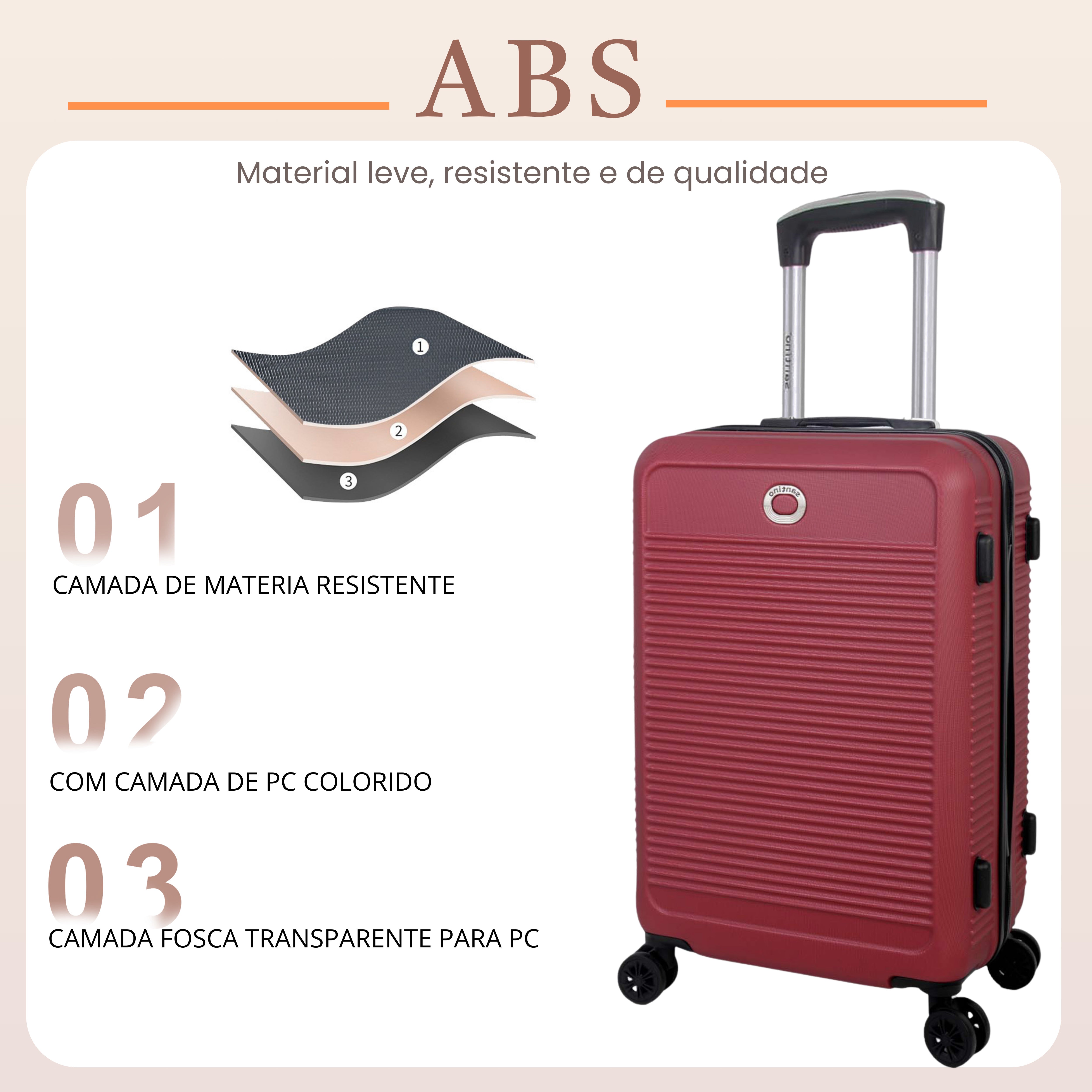 Santino M 4-Wheel 360° Hardside Travel Suitcase - AMZV183M