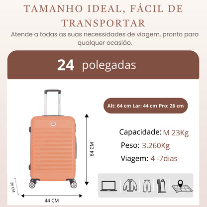 Santino M 4-Wheel 360° Hardside Travel Suitcase - AMZV183M