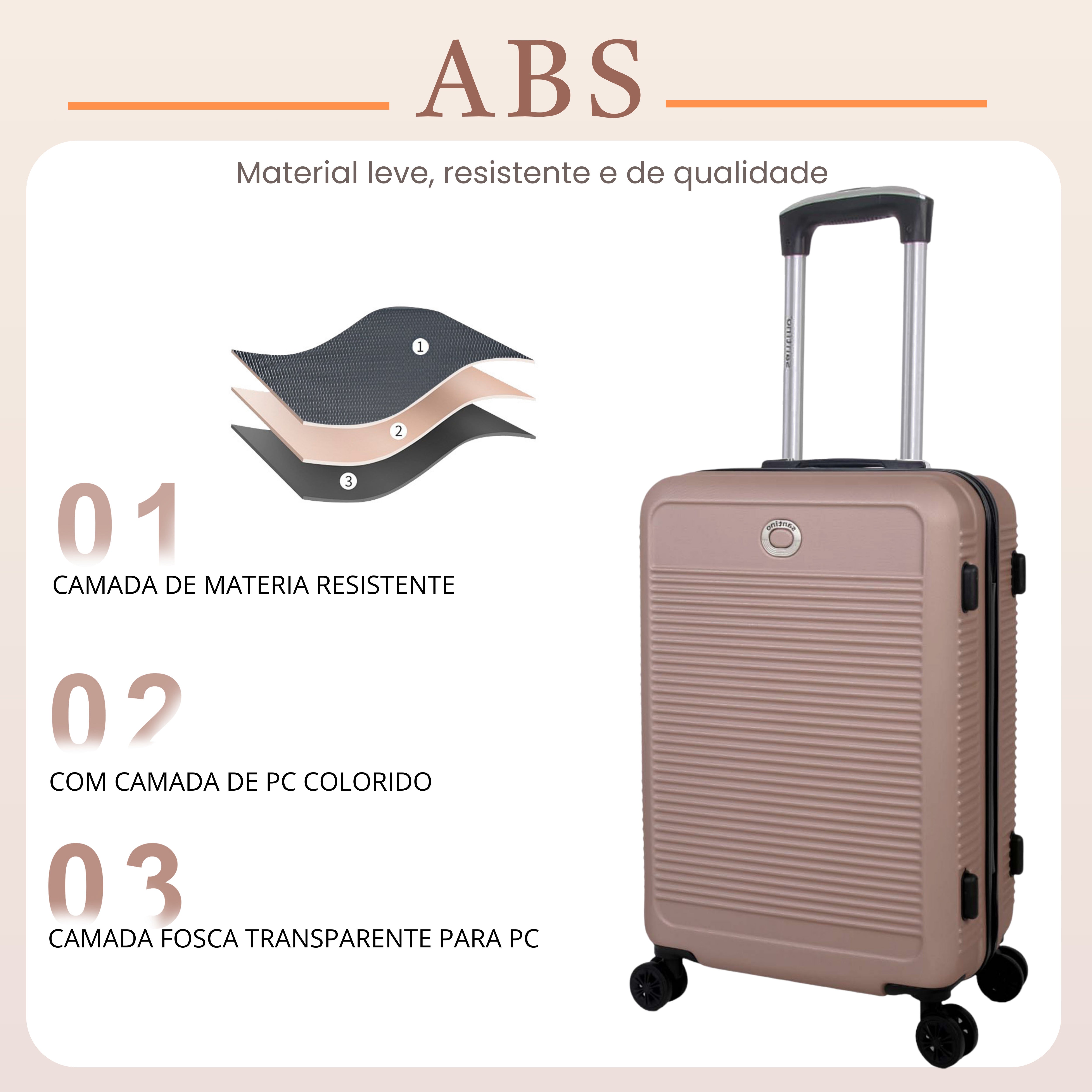 Santino M 4-Wheel 360° Hardside Travel Suitcase - AMZV183M