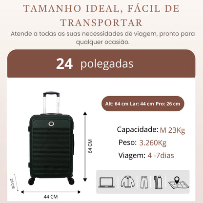 Santino M 4-Wheel 360° Hardside Travel Suitcase - AMZV183M