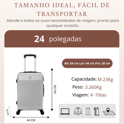 Santino M 4-Wheel 360° Hardside Travel Suitcase - AMZV183M