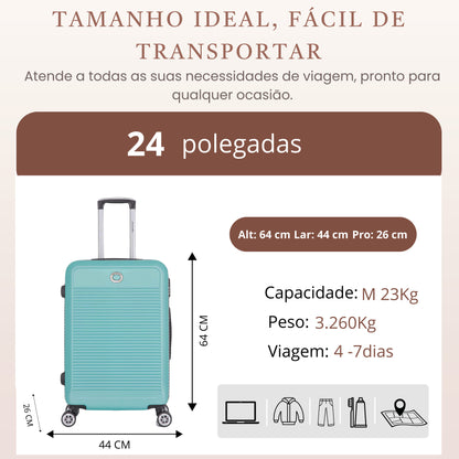 Santino M 4-Wheel 360° Hardside Travel Suitcase - AMZV183M