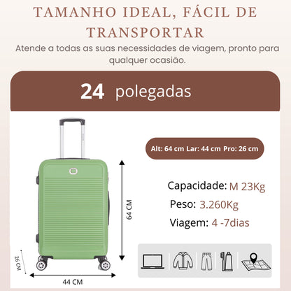 Santino M 4-Wheel 360° Hardside Travel Suitcase - AMZV183M
