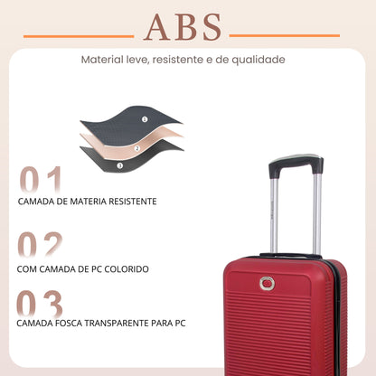 Santino P 4-Wheel 360º Rigid Carry-On Suitcase - AMZV183P