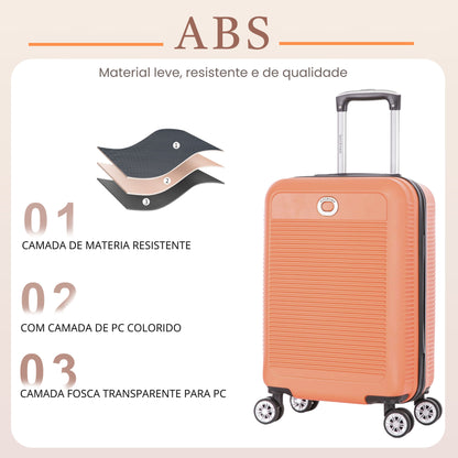 Santino P 4-Wheel 360º Rigid Carry-On Suitcase - AMZV183P