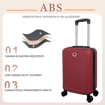 Santino P 4-Wheel 360º Rigid Carry-On Suitcase - AMZV183P