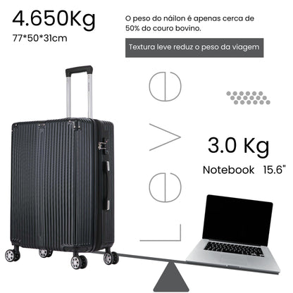 Santino MZV204J 3-Piece Dublin Rigid Luggage Set 360°