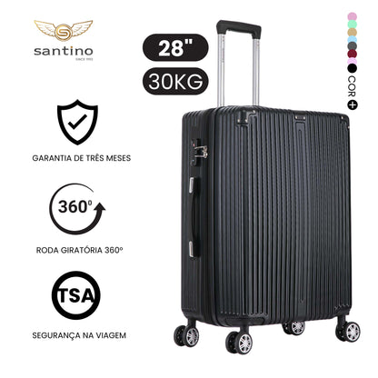 Santino MZV204J 3-Piece Dublin Rigid Luggage Set 360°