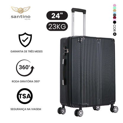 Santino MZV204J 3-Piece Dublin Rigid Luggage Set 360°