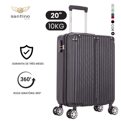 Santino MZV204J 3-Piece Dublin Rigid Luggage Set 360°