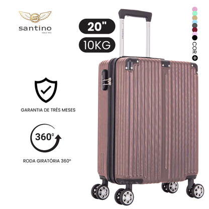 Santino MZV204J 3-Piece Dublin Rigid Luggage Set 360°