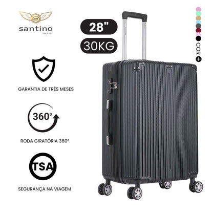 Santino MZV204J 3-Piece Dublin Rigid Luggage Set 360°
