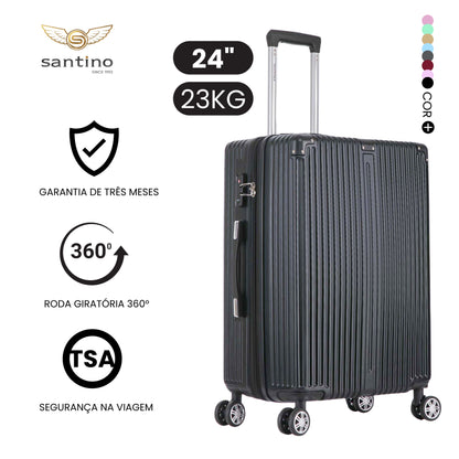 Santino MZV204J 3-Piece Dublin Rigid Luggage Set 360°