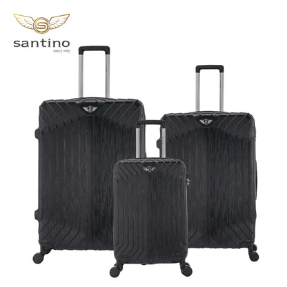 Liberty Statue 3-Piece Rigid Luggage Set Santino MZV502J