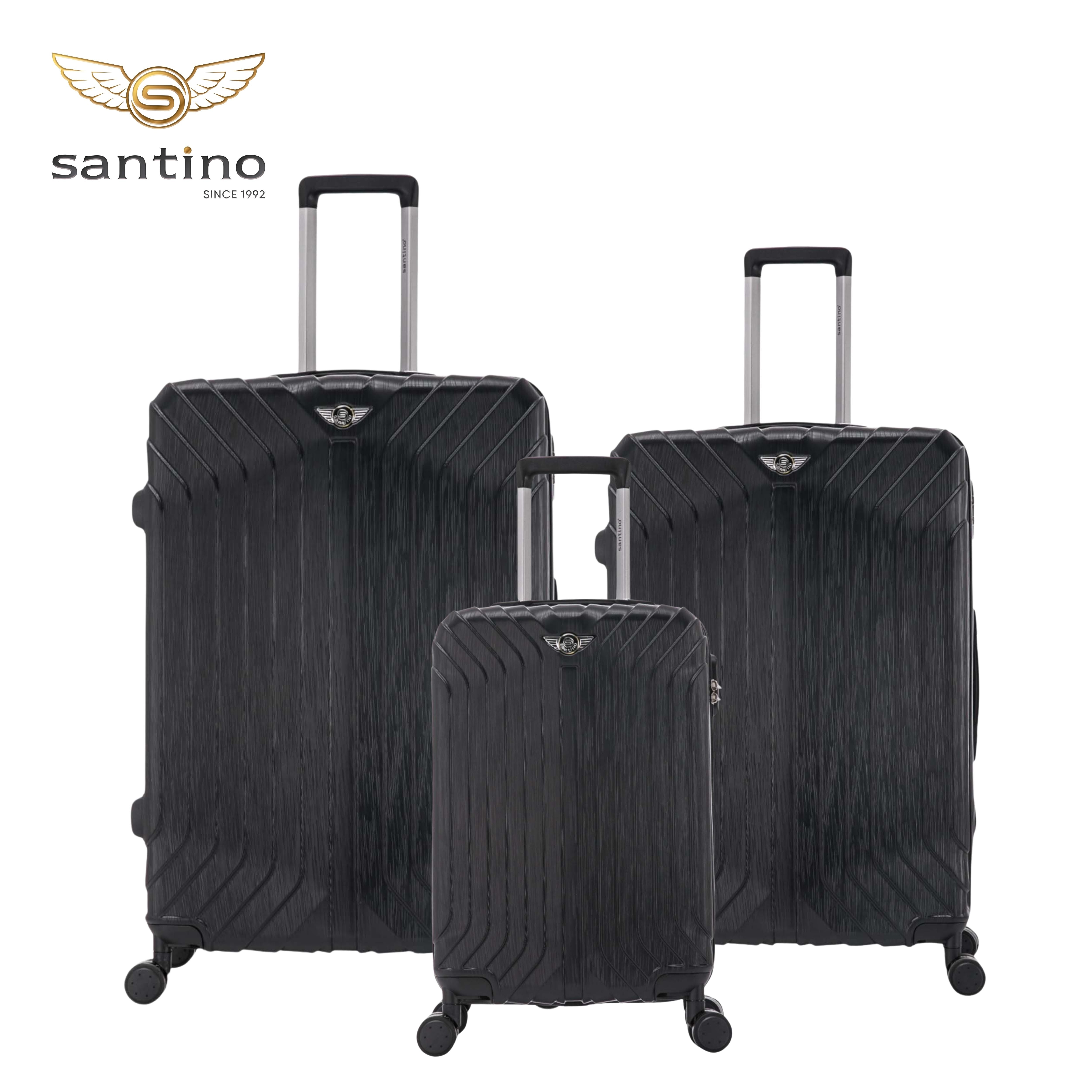 Liberty Statue 3-Piece Rigid Luggage Set Santino MZV502J
