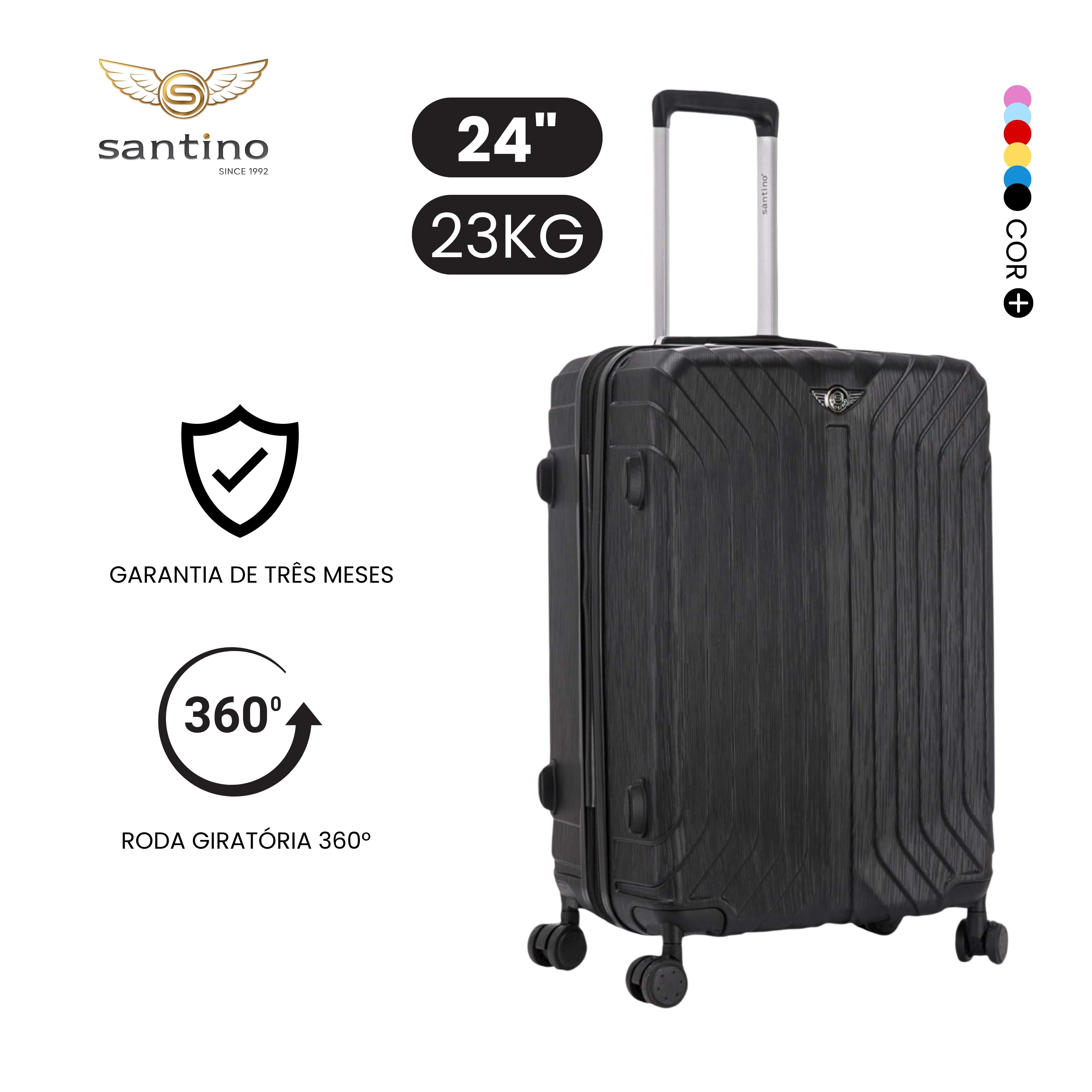 Liberty Statue 3-Piece Rigid Luggage Set Santino MZV502J