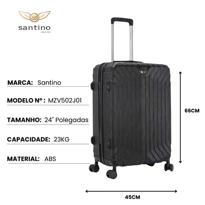 Liberty Statue 3-Piece Rigid Luggage Set Santino MZV502J