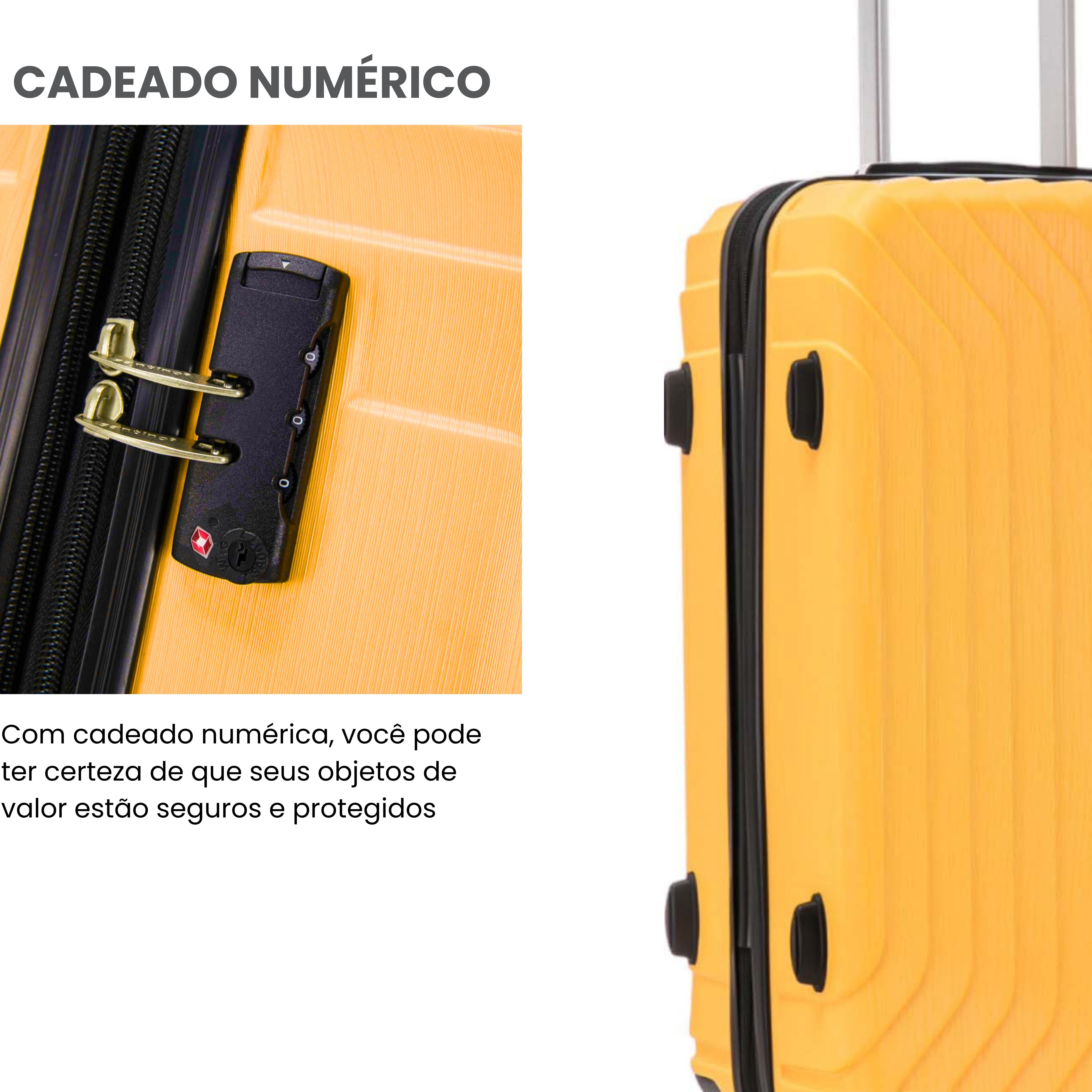 Liberty Statue 3-Piece Rigid Luggage Set Santino MZV502J