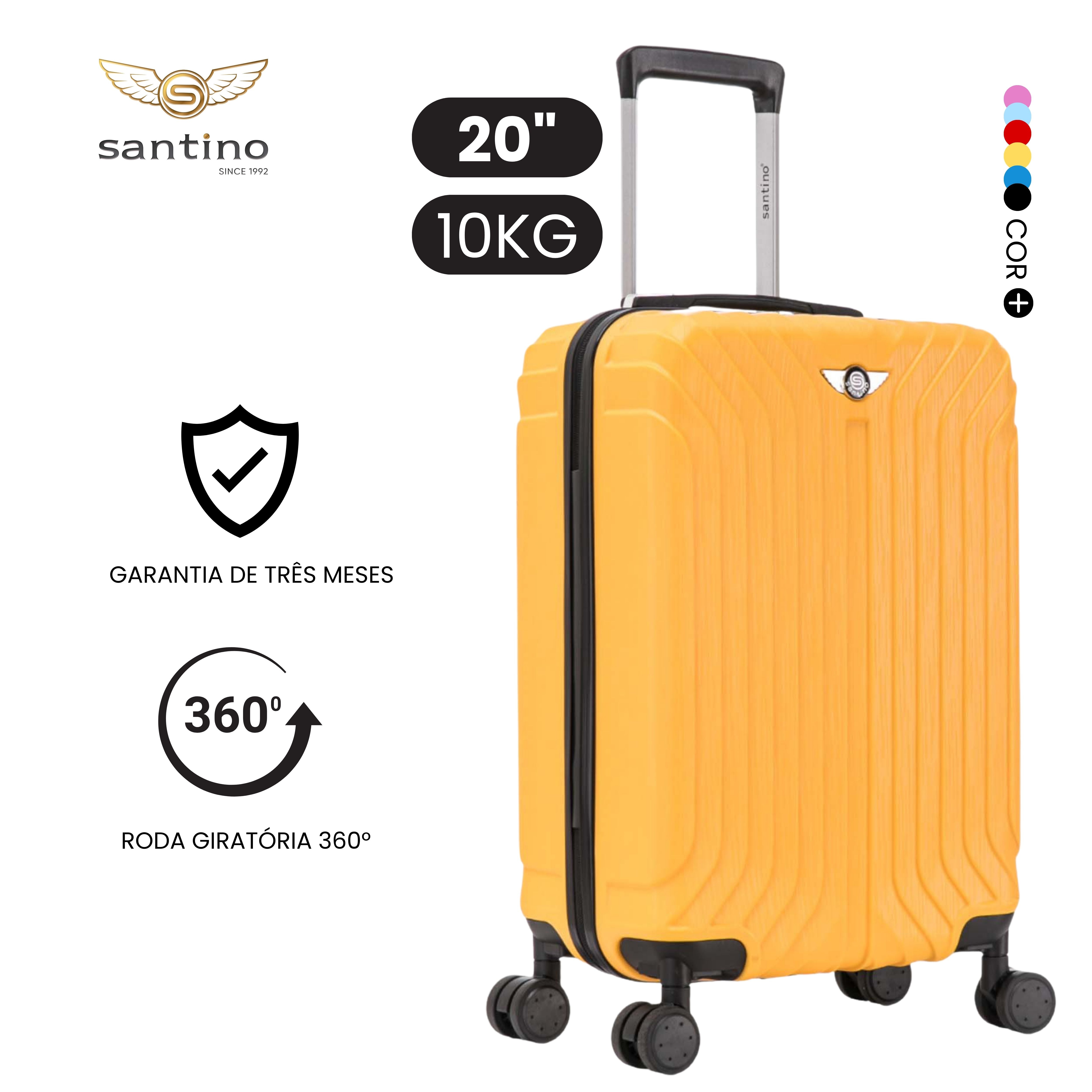 Liberty Statue 3-Piece Rigid Luggage Set Santino MZV502J