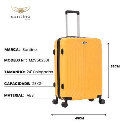 Liberty Statue 3-Piece Rigid Luggage Set Santino MZV502J