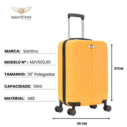 Liberty Statue 3-Piece Rigid Luggage Set Santino MZV502J