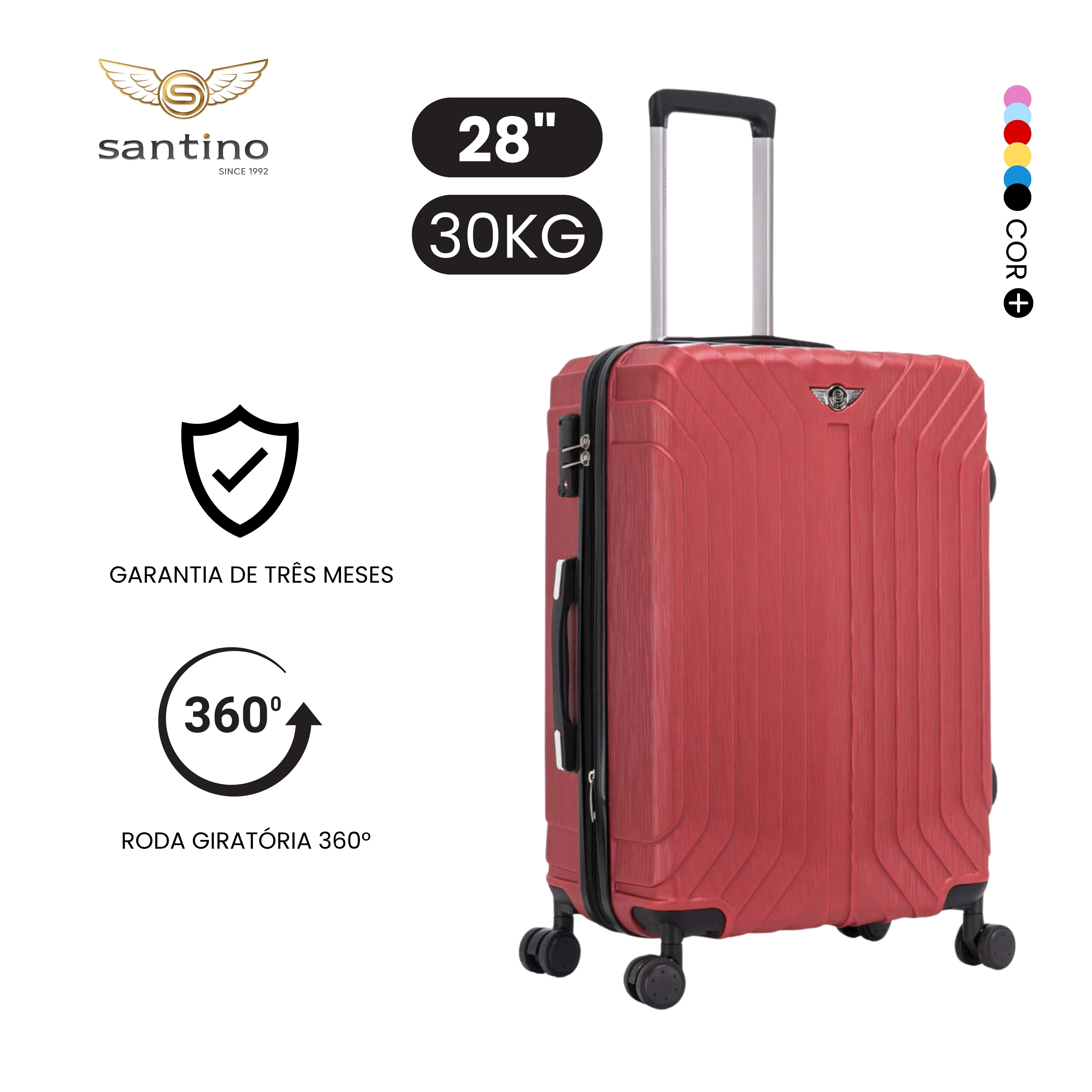 Liberty Statue 3-Piece Rigid Luggage Set Santino MZV502J