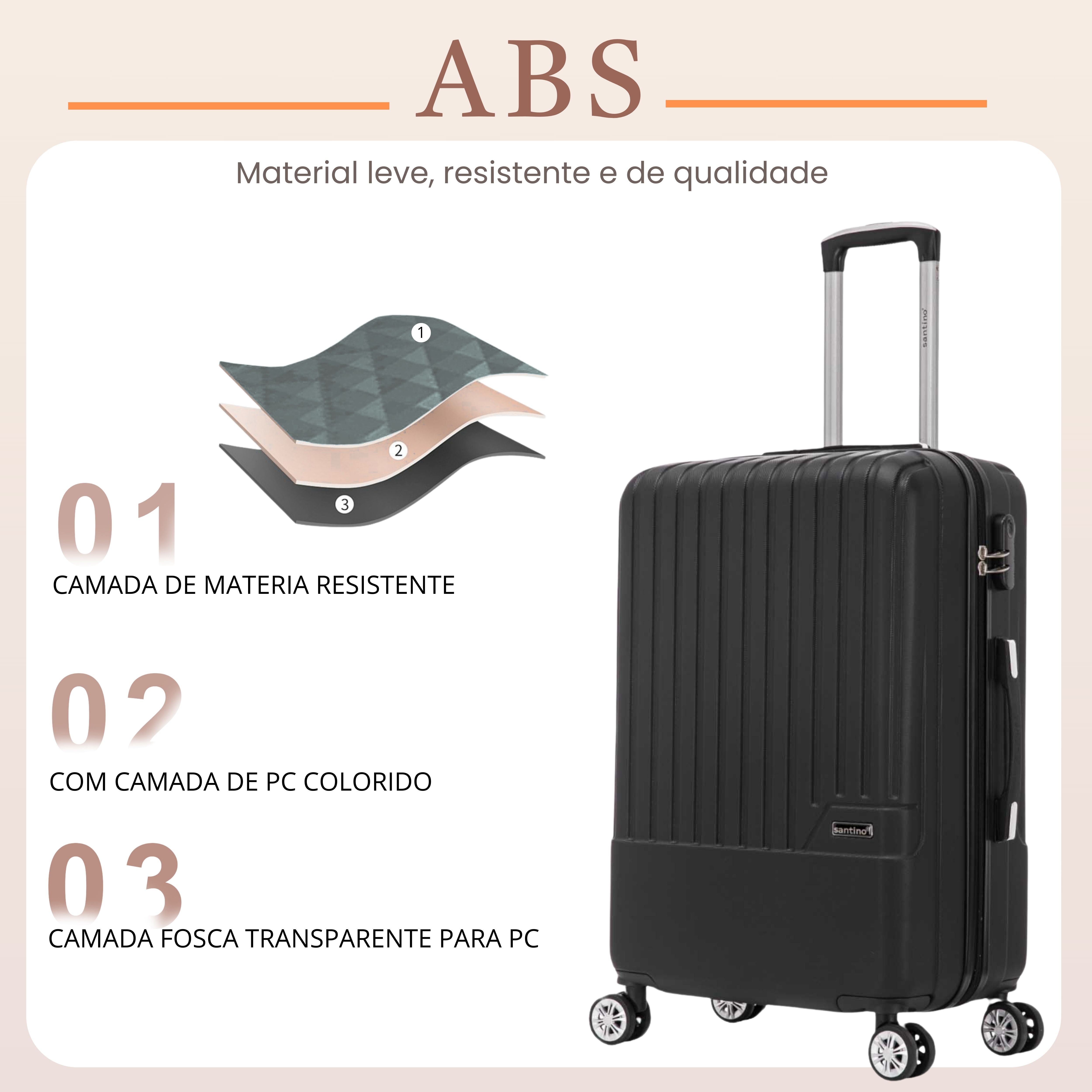 Lincoln Road Hardside 360° Santino G Suitcase - MZV505G