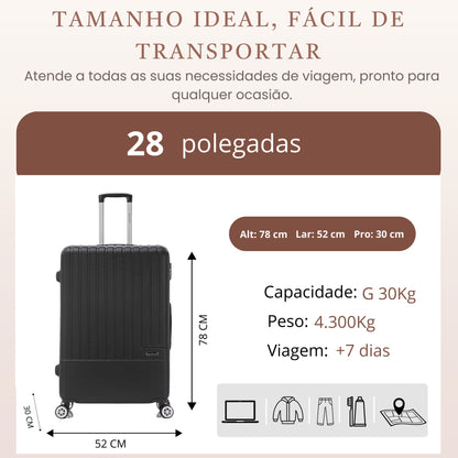 Lincoln Road Hardside 360° Santino G Suitcase - MZV505G
