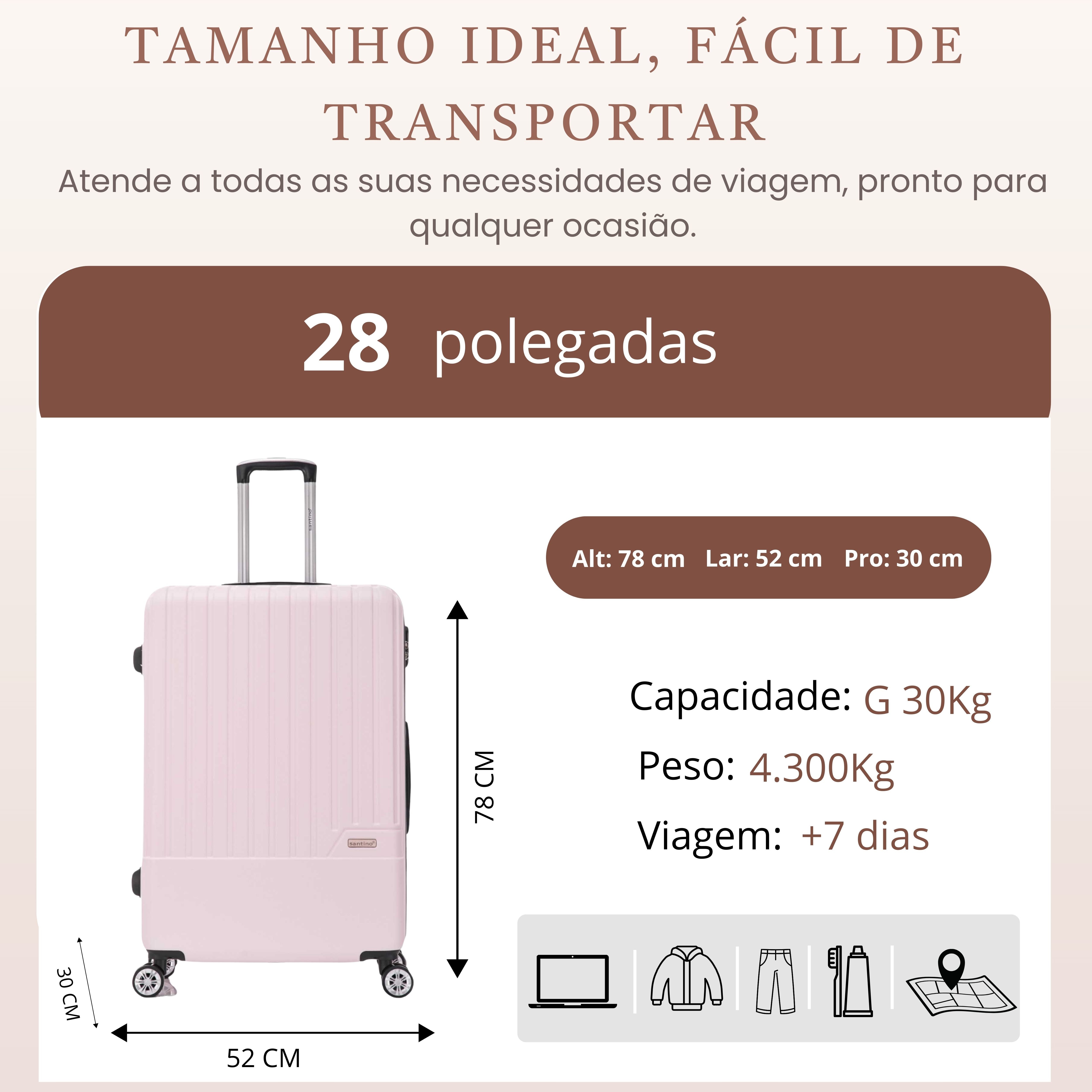 Lincoln Road Hardside 360° Santino G Suitcase - MZV505G