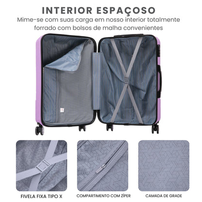 Lincoln Road 3-Piece Hard Luggage Set Santino MZV505J