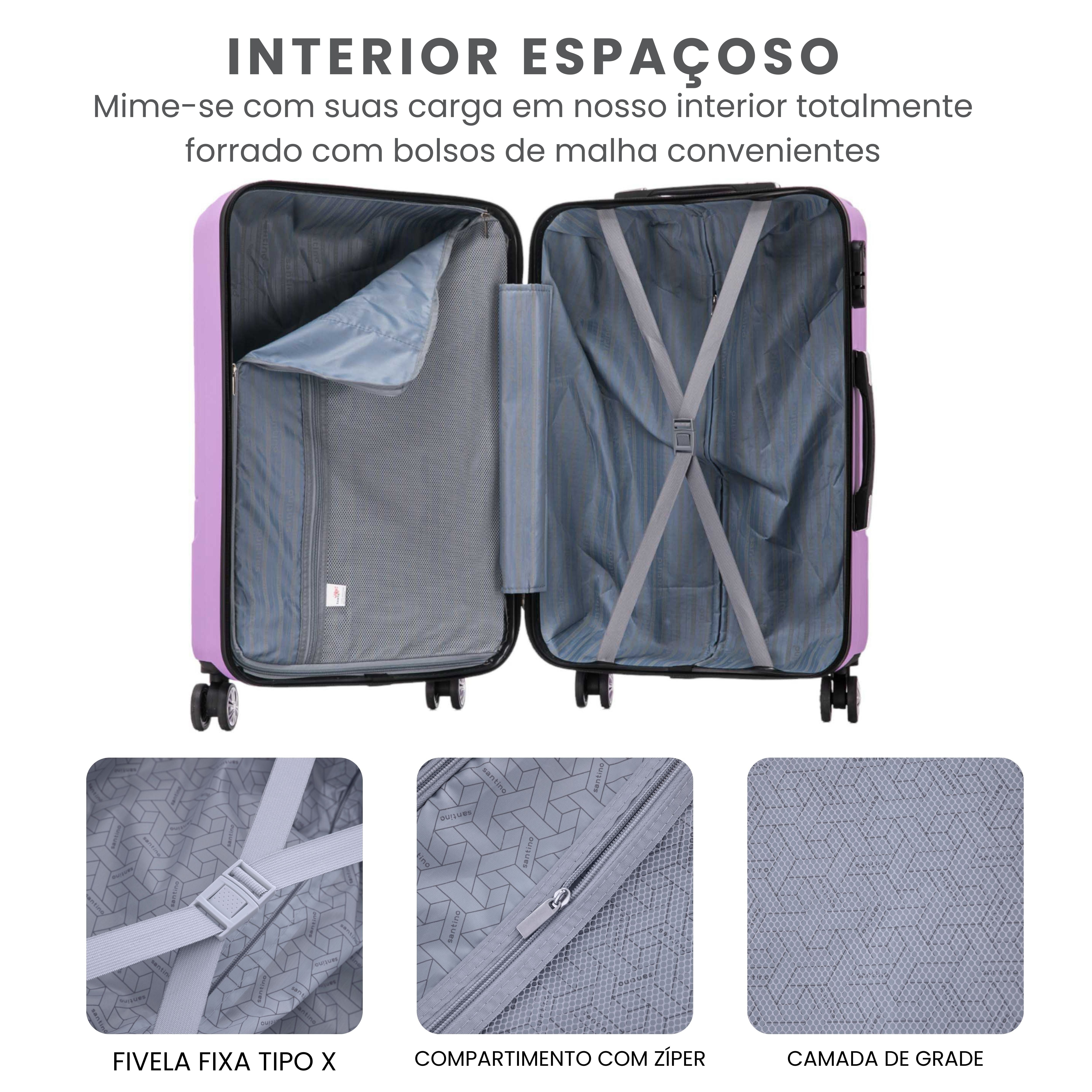 Lincoln Road 3-Piece Hard Luggage Set Santino MZV505J