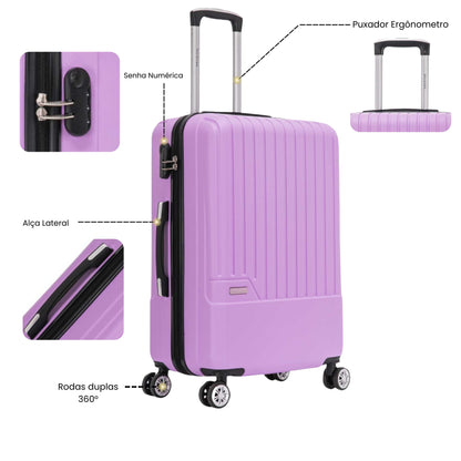 Lincoln Road 3-Piece Hard Luggage Set Santino MZV505J