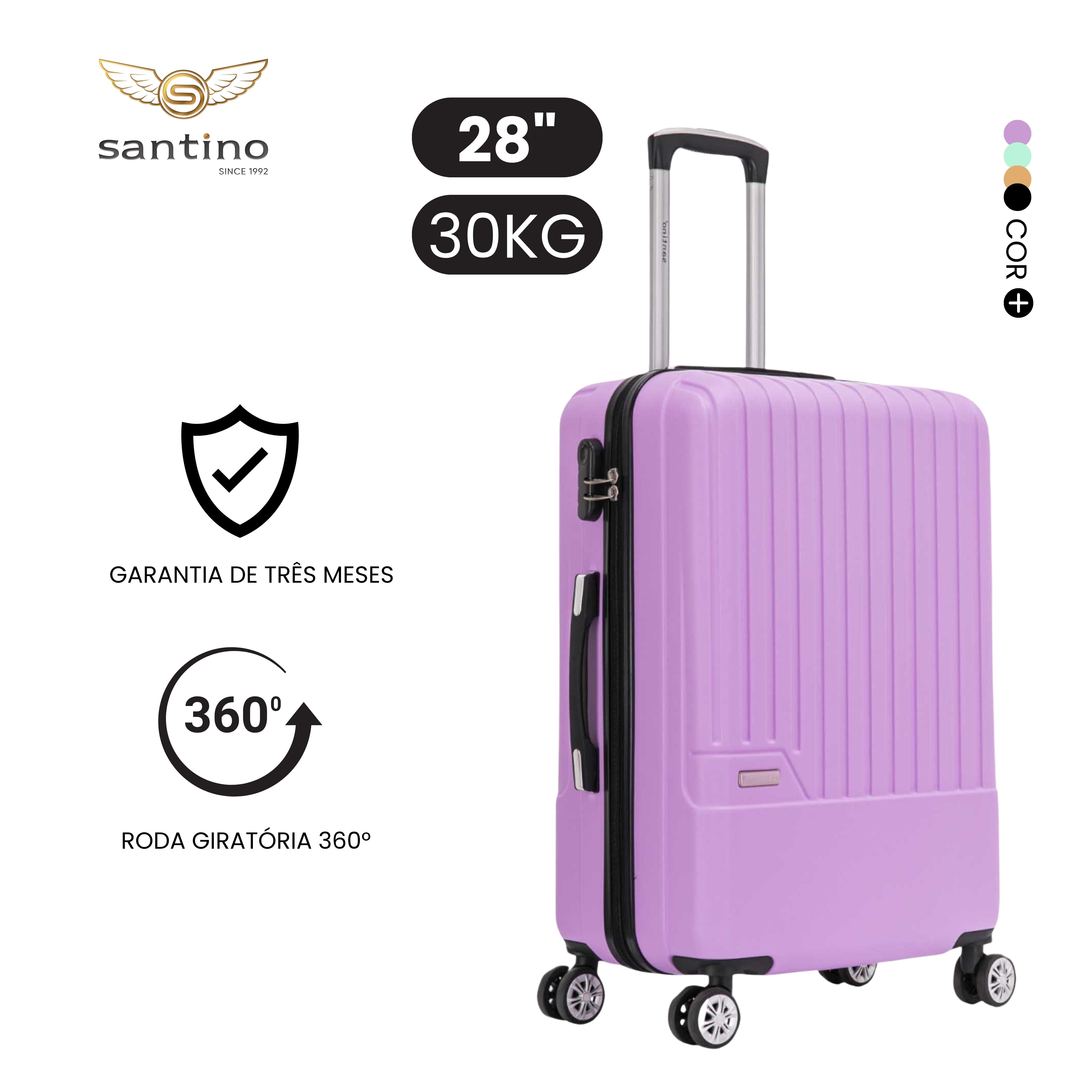 Lincoln Road 3-Piece Hard Luggage Set Santino MZV505J