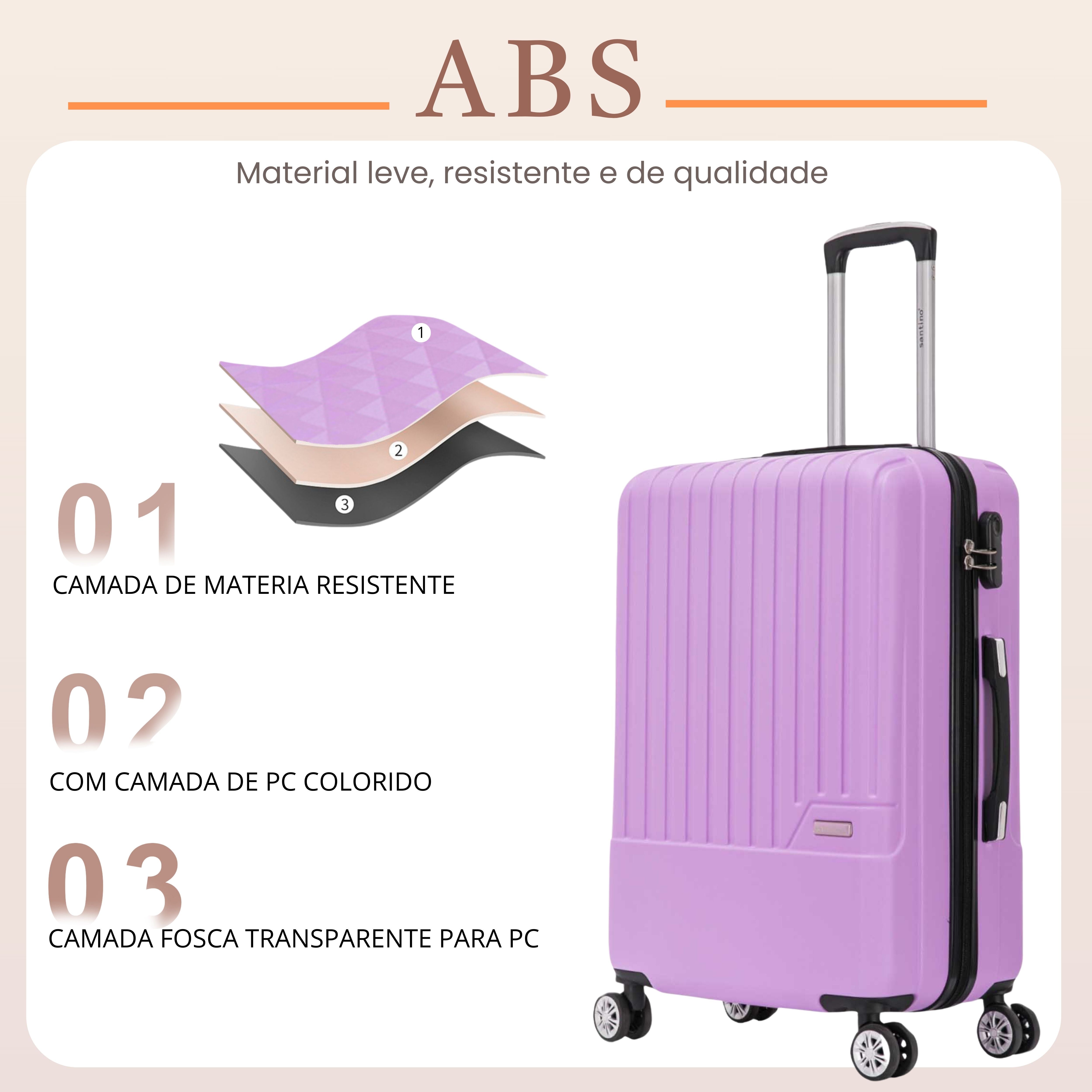 Lincoln Road Hardside 360° Santino M Travel Suitcase - MZV505M