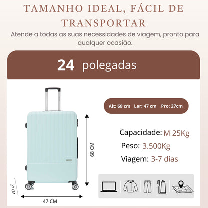 Lincoln Road Hardside 360° Santino M Travel Suitcase - MZV505M