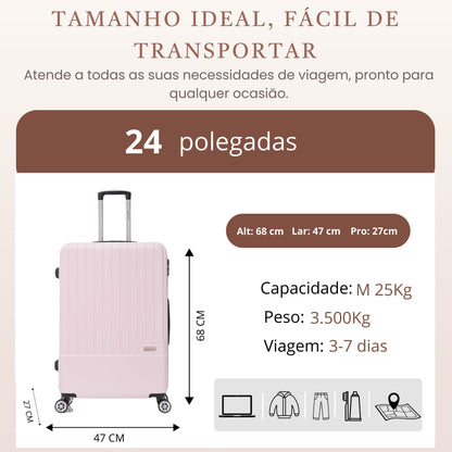 Lincoln Road Hardside 360° Santino M Travel Suitcase - MZV505M