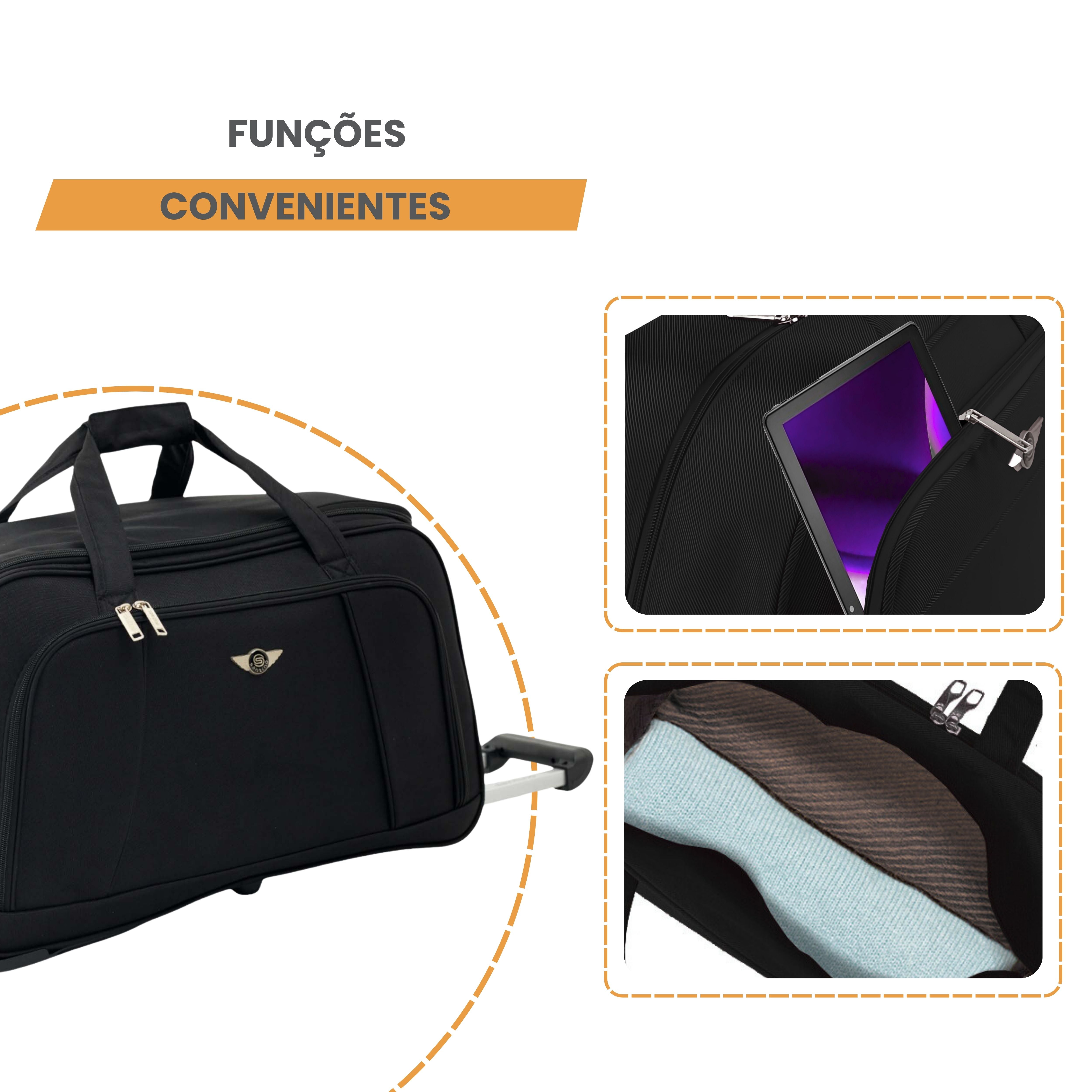 Sardinia Pol 2 Wheels Santino G Travel Bag - NDS501G