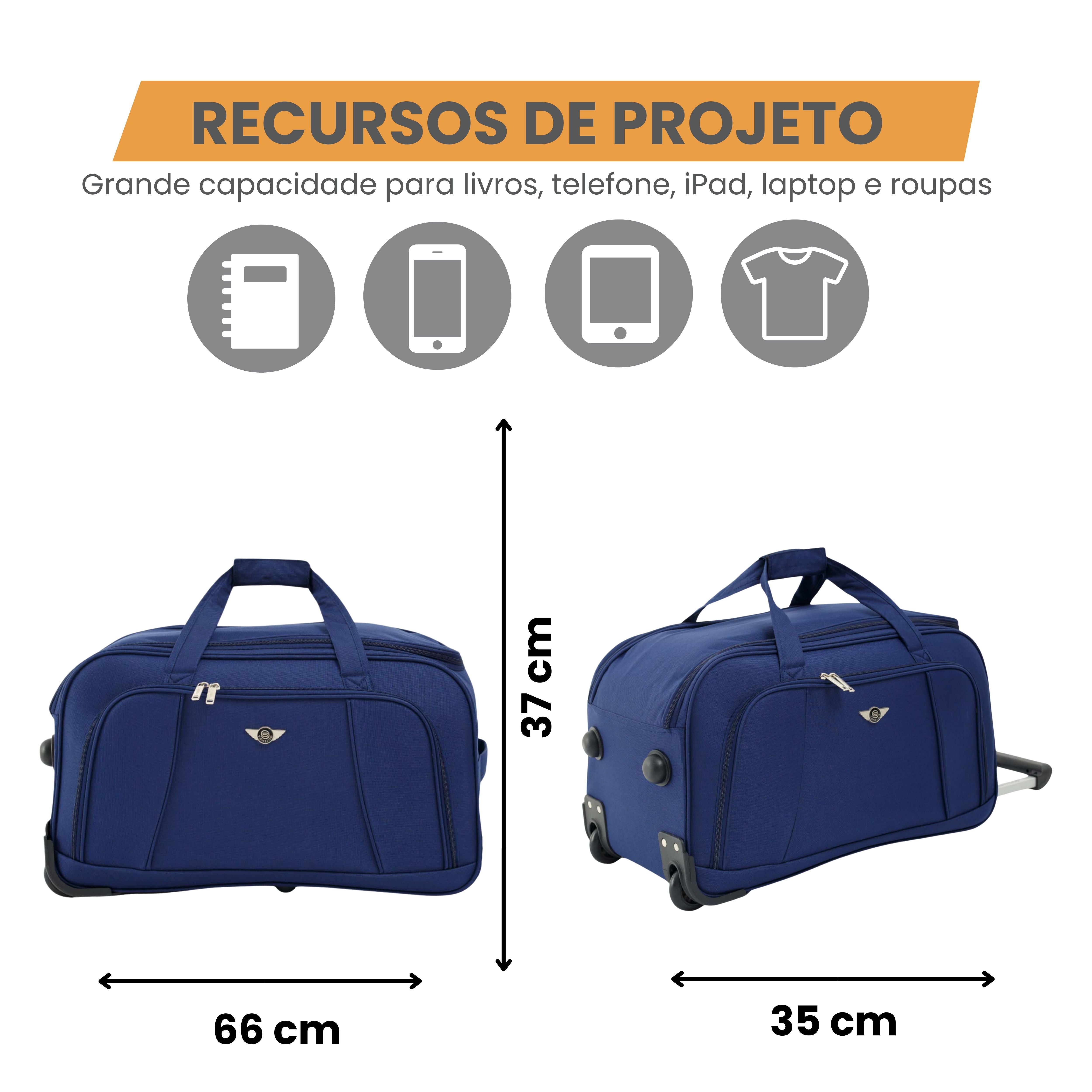 Sardinia Pol 2 Wheels Santino G Travel Bag - NDS501G