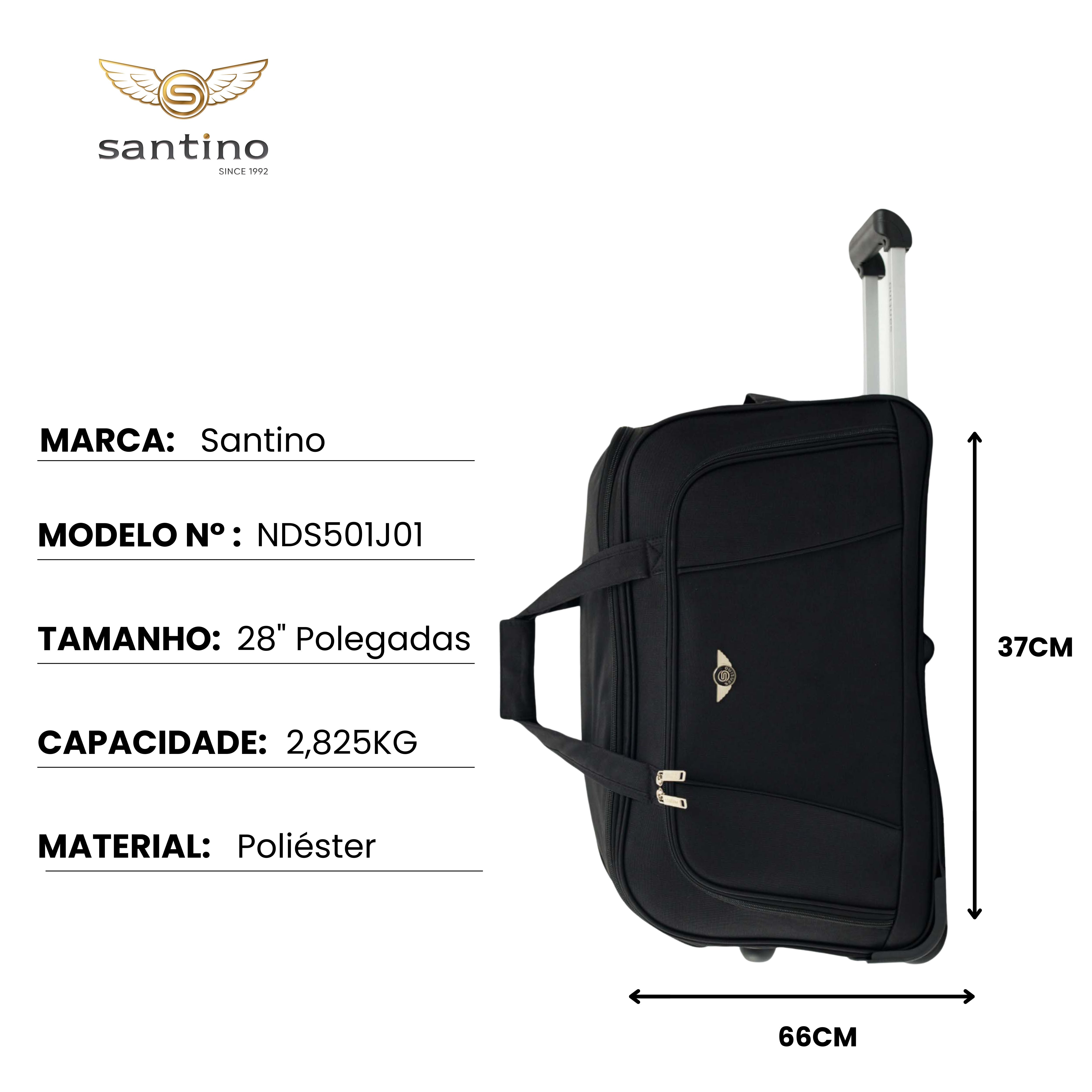 Sardinia Polyester 3-piece Travel Bag Set Santino - NDS501J