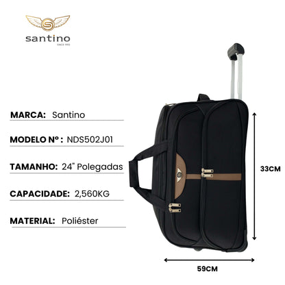 Santino 3-piece Panay Polyester Travel Bag Set - NDS502J