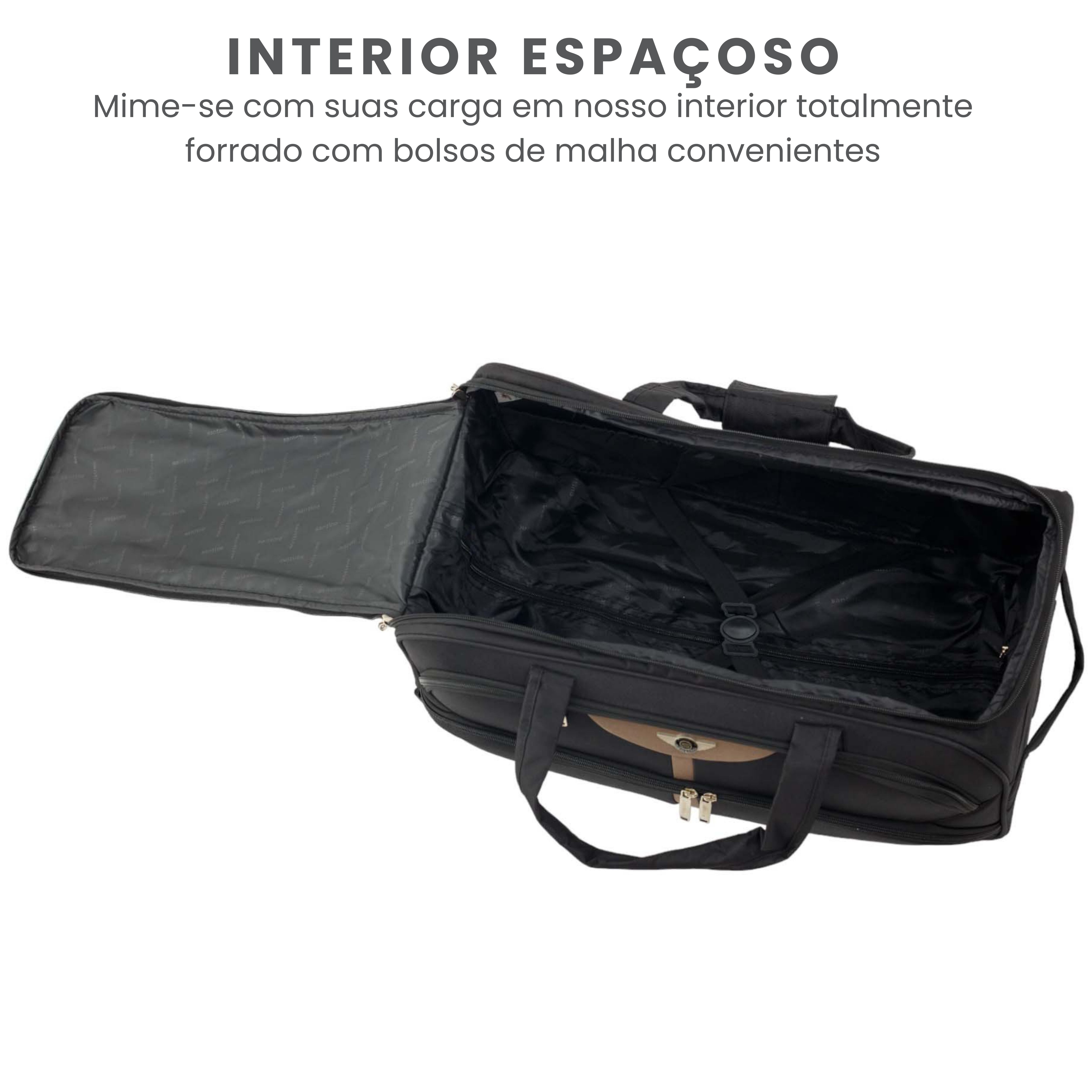 Santino 3-piece Panay Polyester Travel Bag Set - NDS502J