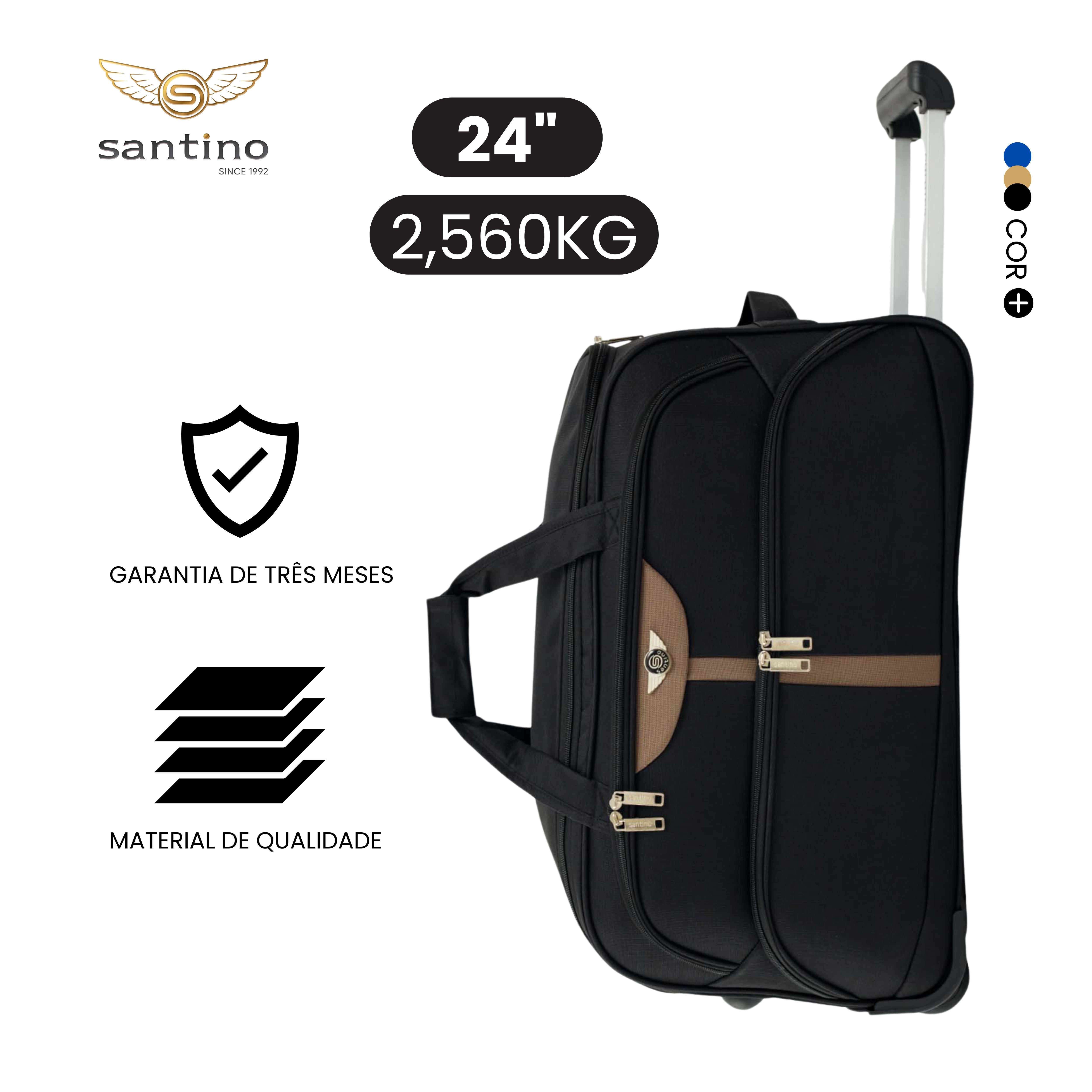 Santino 3-piece Panay Polyester Travel Bag Set - NDS502J