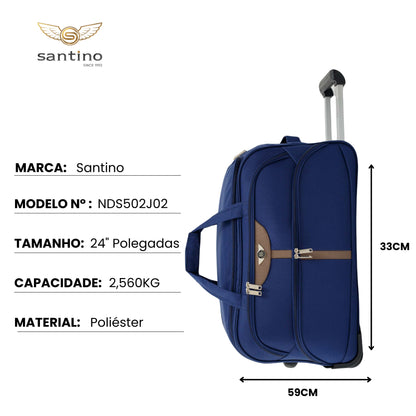 Santino 3-piece Panay Polyester Travel Bag Set - NDS502J